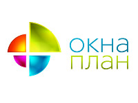 Создание логотипа  "ОКНА ПЛАН"
