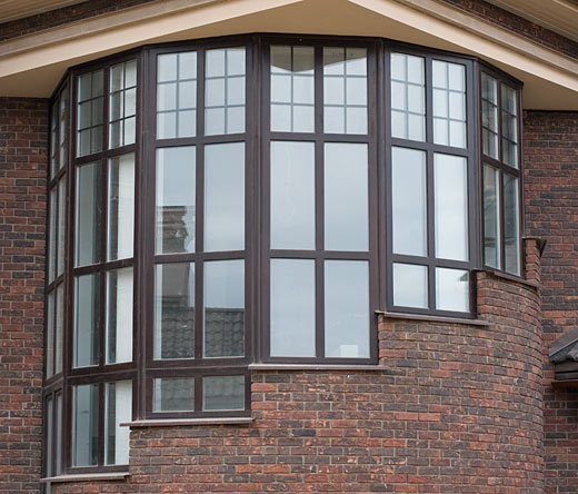 Деревянные окна эркерное соединение